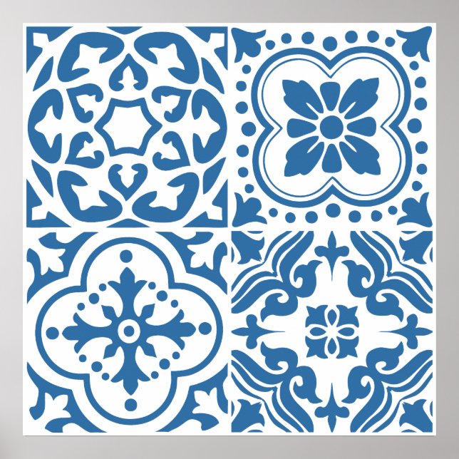 Affiche Carreaux bleus portugais 2 (Devant)