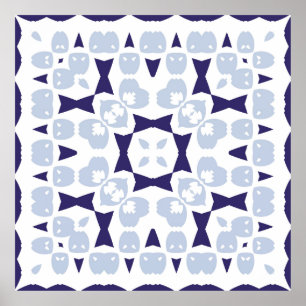 Affiche Carreaux en céramique azulejo portugal. p transpar