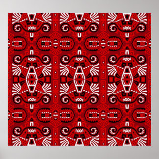 Affiche Carrelage ethnique Vintage Boho