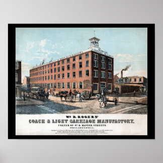 Affiche Carriage Factory Philadelphia PA Imprimer