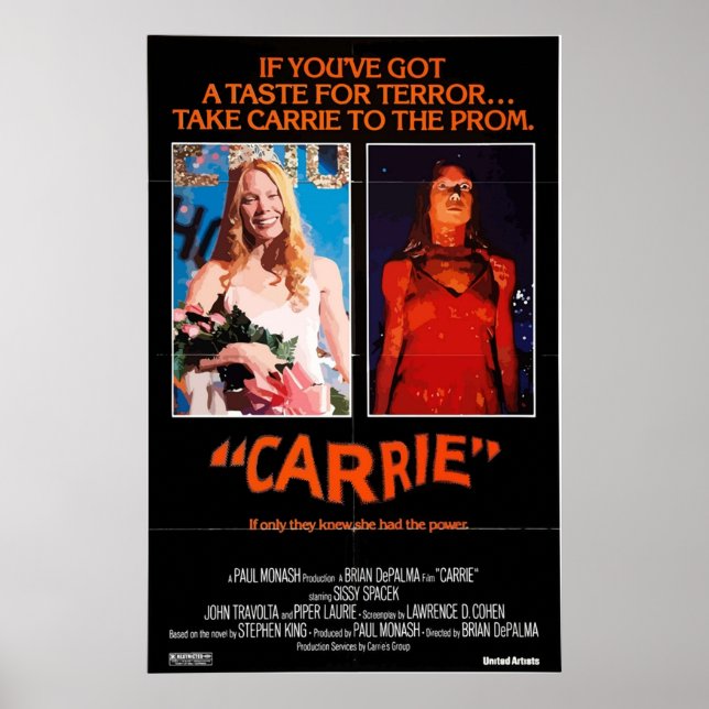Affiche carrie 1976 (Devant)