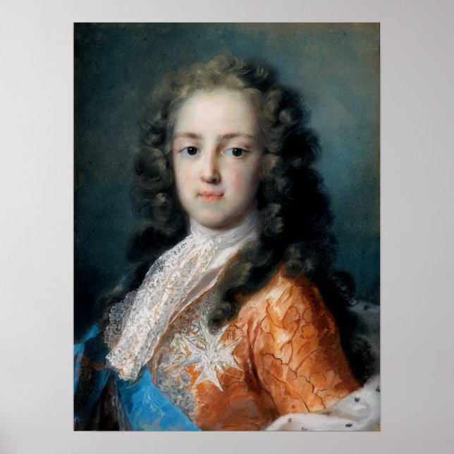 Affiche Carriera - Louis XV De France Comme Dauphin 1720 (Devant)