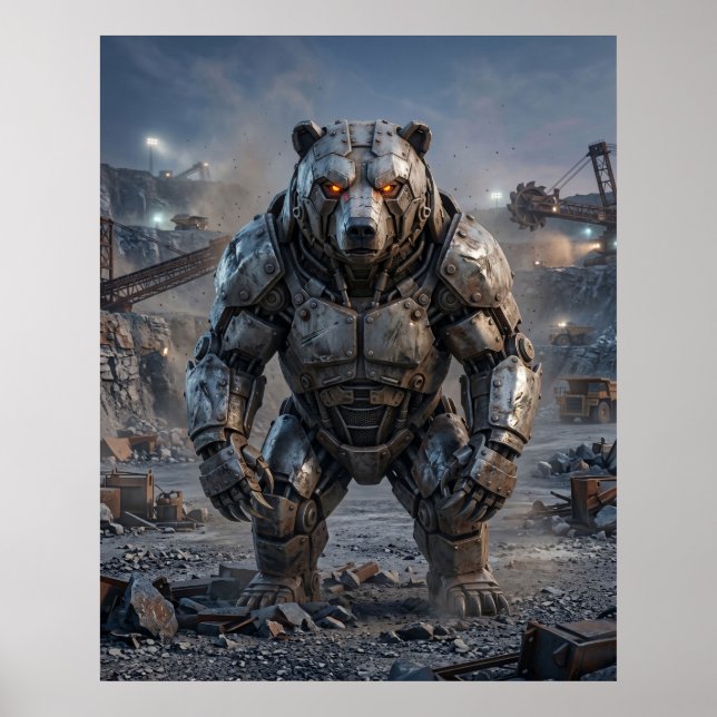 Affiche Carrière de l'ours boulonné (Devant)