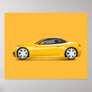Affiche Carro Amarelo