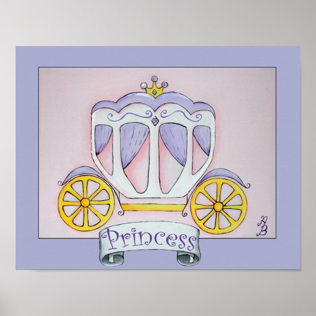 Affiche Carrosse de princesse (Devant)