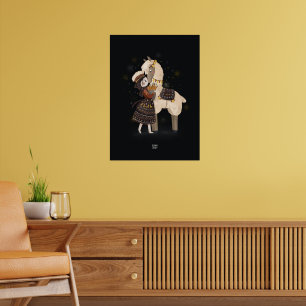 Affiche CARROT LAMA par Alexandra Dikaia