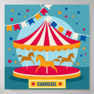 Affiche - carrousel