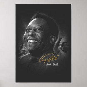 Affiche Cartão Postal Camiseta Pelé - 1940-2022