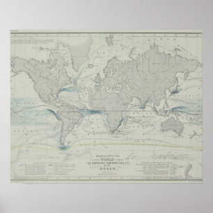 Affiche Carte 7 du monde