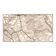Carte ancienne de Yosemite 1876