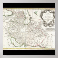 Carte antique de la Perse - Iran, Afghanistan & Ir
