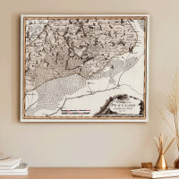 Carte antique Prusse / Pologne Lac Masuria Sniardw