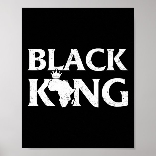 Affiche Carte Black King African Carte Black Pride Melanin (Devant)