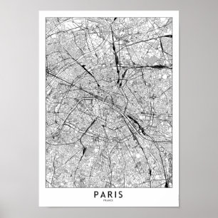 Affiche Carte blanche Paris