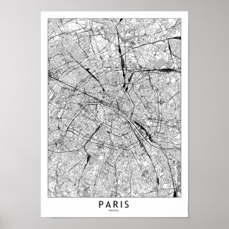 Affiche Carte blanche Paris