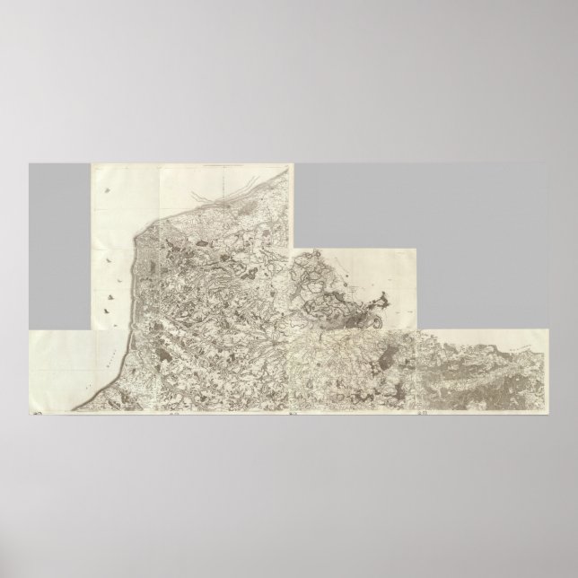 Affiche Carte composite de France 10 (Devant)