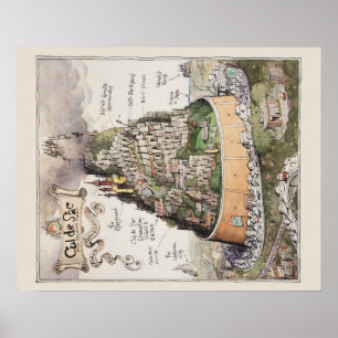 Affiche Carte Cul de Sac et des lieux adjacents