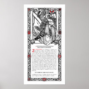 Affiche Carte D'Autel Côté "In Principio"