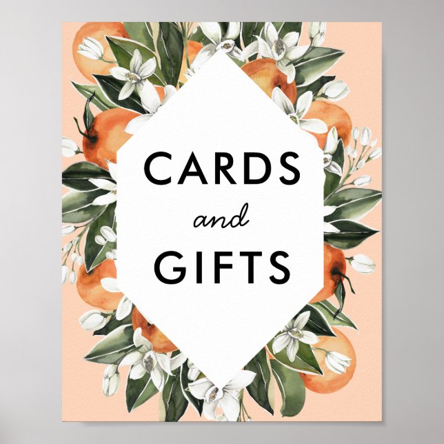 Affiche Carte de Baby shower et cadeaux à thème Little Cut (Devant)