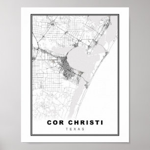 Affiche Carte de Corpus Christi