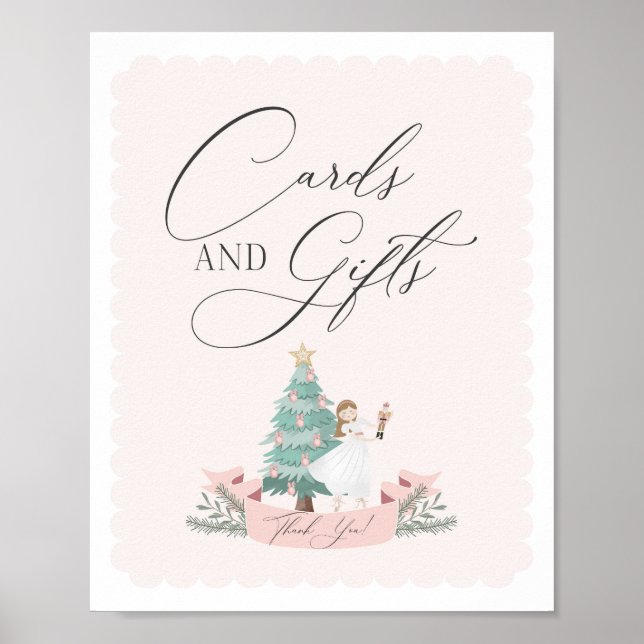 Affiche carte de fête d'anniversaire et signe cadeau (Devant)