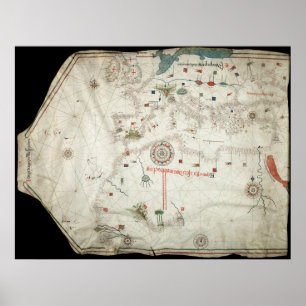 Affiche Carte de Jorge Aguiar - 1492