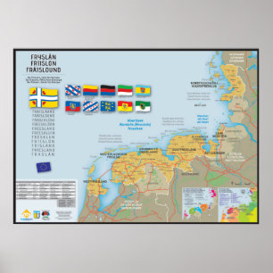 Affiche Carte de la Frise