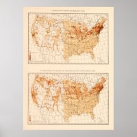 Carte de la population irlandaise des États-Unis (