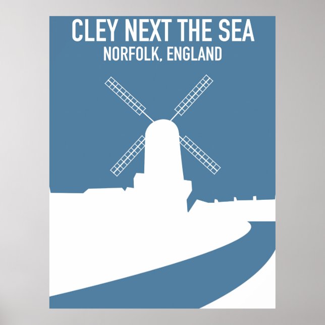 Affiche Carte de la Tunisie (Devant)