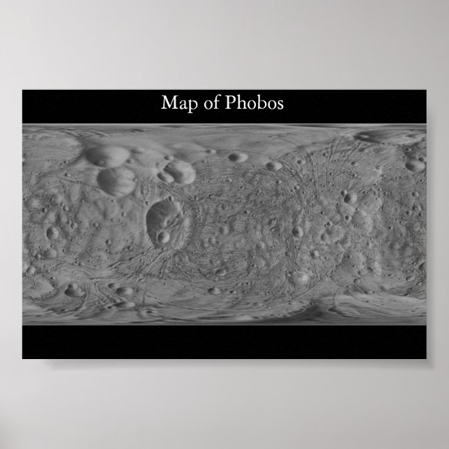 Affiche Carte de Phobos (Devant)