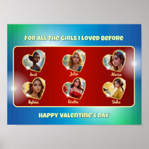 Affiche Carte de Saint Valentin pour un Bachelorette