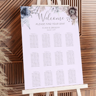Affiche Carte de siège Mariage Pastel Spring