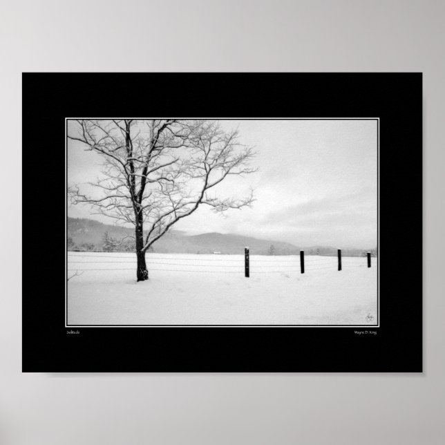 Affiche Carte de solitude (Devant)