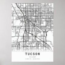 Carte de Tucson