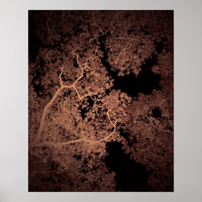 Affiche Carte des arbres 5 (Devant)