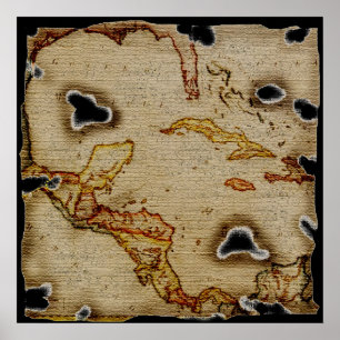 Affiche Carte des trésors épiques #1