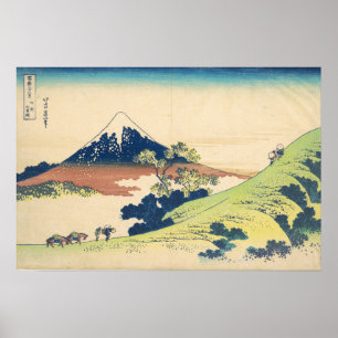 Affiche Carte d'identité Kai Hokusai Ukiyo-e Art japonais