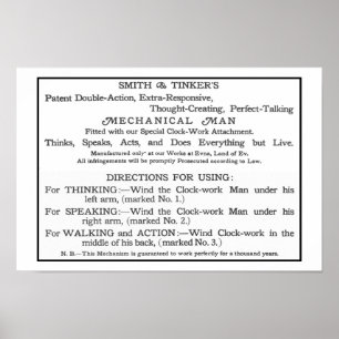 Affiche Carte d'instruction de Tik-Tok