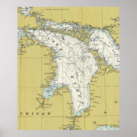 Carte du lac Huron (1979)