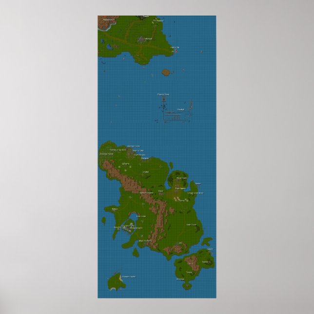 Affiche Carte du monde (Devant)