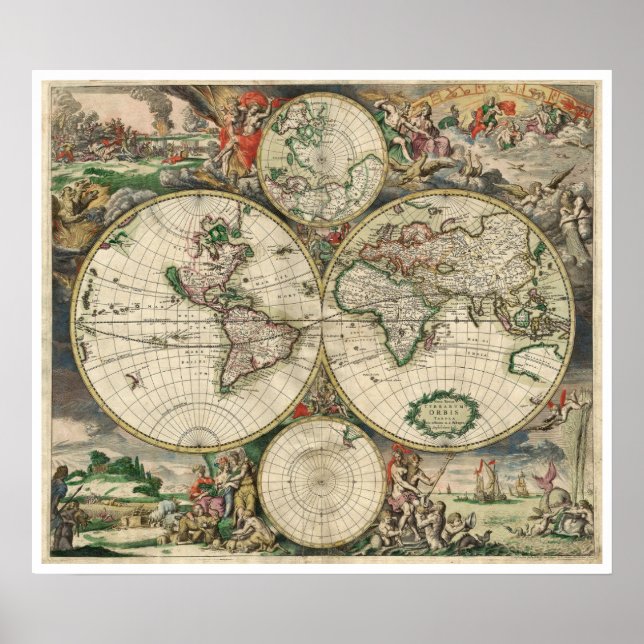Affiche Carte du monde (Devant)