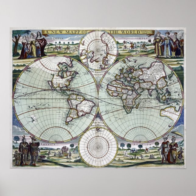 Affiche Carte du monde (Devant)