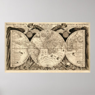 Affiche Carte du monde antique par Philipp Eckebrecht - 16