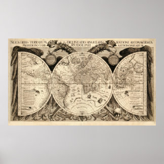 Affiche Carte du monde antique par Philipp Eckebrecht - 16