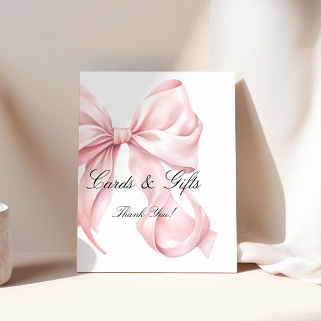Affiche Carte et Cadeaux à l'Arc Rose (Créateur téléchargé)