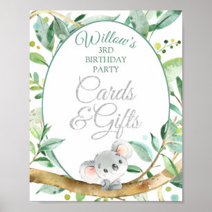 Affiche Carte et cadeaux d'anniversaire personnalisés Koal