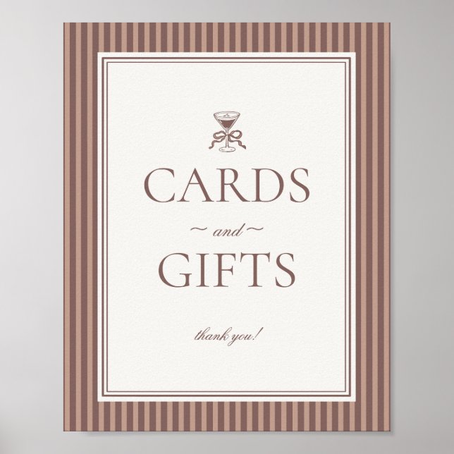 Affiche Carte et Cadeaux Espresso Martini Love Brewing (Devant)