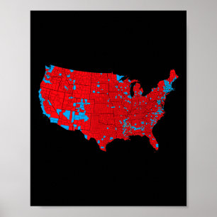 Affiche Carte Exacte Des Résultats Des Élections De 2024 1