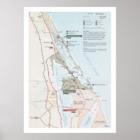 Carte FL du Cap Canaveral (2012) The Space Coast A