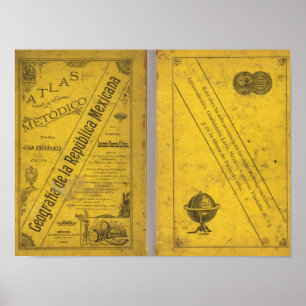 Affiche Carte géographique